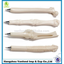 2014 cheap plastic bone pen,funny bone shape ball pen